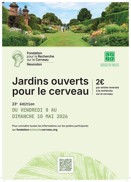 Affiche Jardins ouverts pour le cerveau